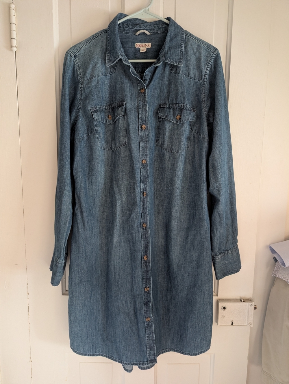 Merona Cotton Denim Shirt Dress